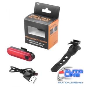 Велосипедный фонарь задний HJ-056-5SMD, встр. аккум., ЗУ micro USB, Waterproof (HJ-056-5SMD)
